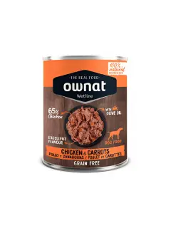 OWNAT WETLINE POLLO CON ZANAHORIA (395g)