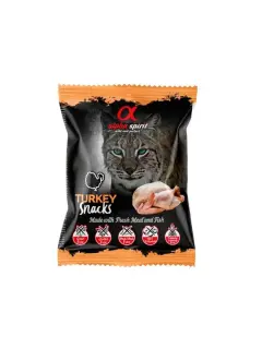 ALPHA SPIRIT GATO SNACKS DE PAVO 50g