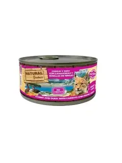 NATURAL GREATNESS LATA CONEJO Y PATO CON ZANAHORIAS Y SEMILLAS DE HINOJO 185G