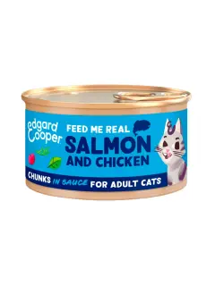 EDGARD AND COOPER LATA DE SALMÓN ADULTO (GATO)