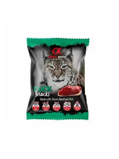 ALPHA SPIRIT GATO SNACKS DE PATO 50g