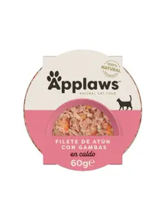 APPLAWS CAT TARRINA FILETE ATUN Y GAMBAS 60g
