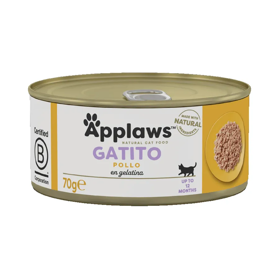 APPLAWS CAT LATA KITTEN PECHUGA DE POLLO (70g)