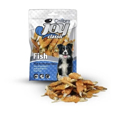 CALIBRA JOY CLASSIC PESCADO Y POLLO SLICE (80g)