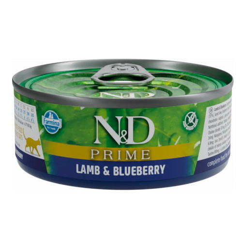 FARMINA N&D LATA CORDERO Y ARÁNDANOS (70g)