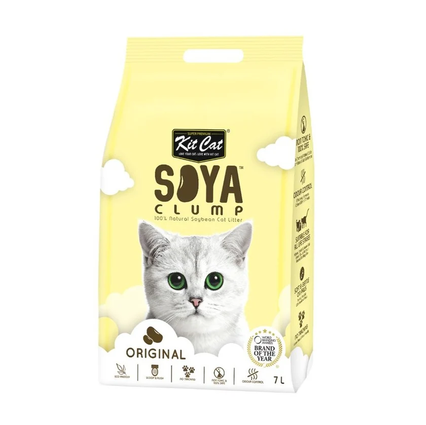 KIT CAT ARENA BIO SOYA CLUMP ORIGINAL 7L GATOS