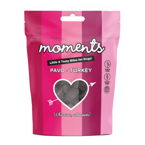 MOMENTS BOCADITOS DE PAVO SNACK PARA PERROS (60g)