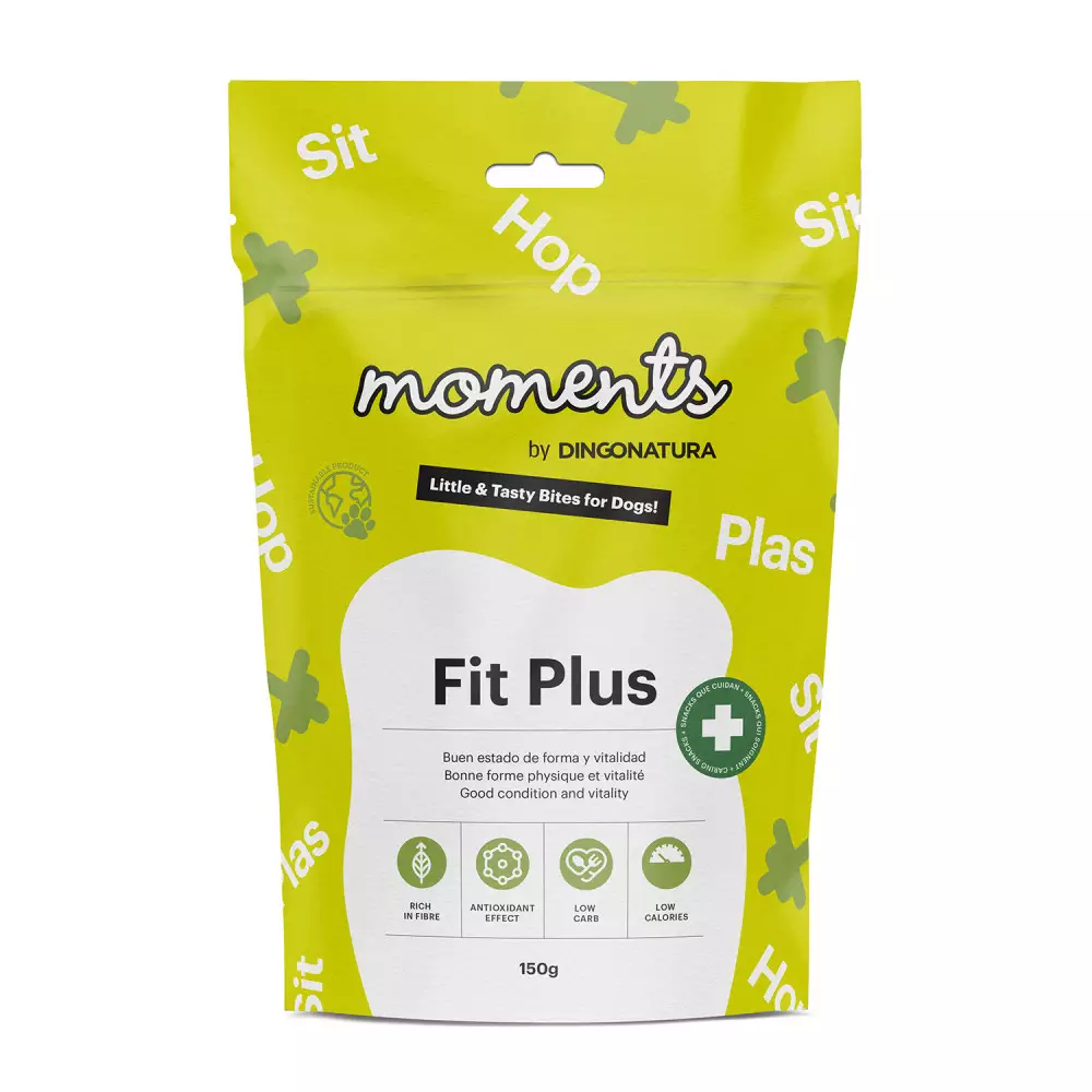 MOMENTS FIT PLUS SNACK PARA PERROS (150g)