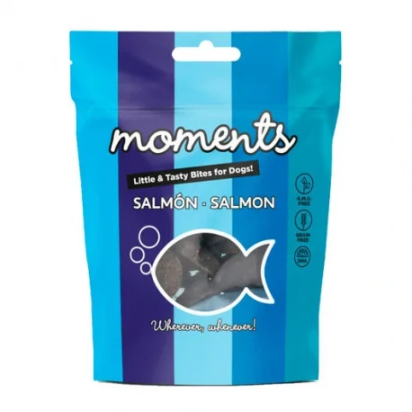 MOMENTS BOCADITOS DE SALMON SNACK PARA PERROS (60g)